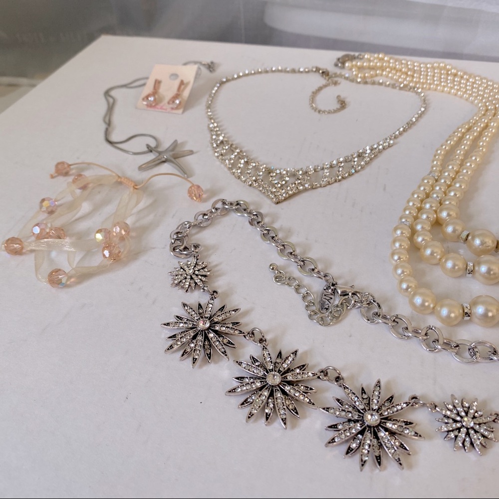 LOT of 6 Pieces of Glam Jewelry